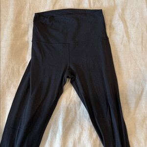 Lululemon Black Printed High-Waisted Leggings
